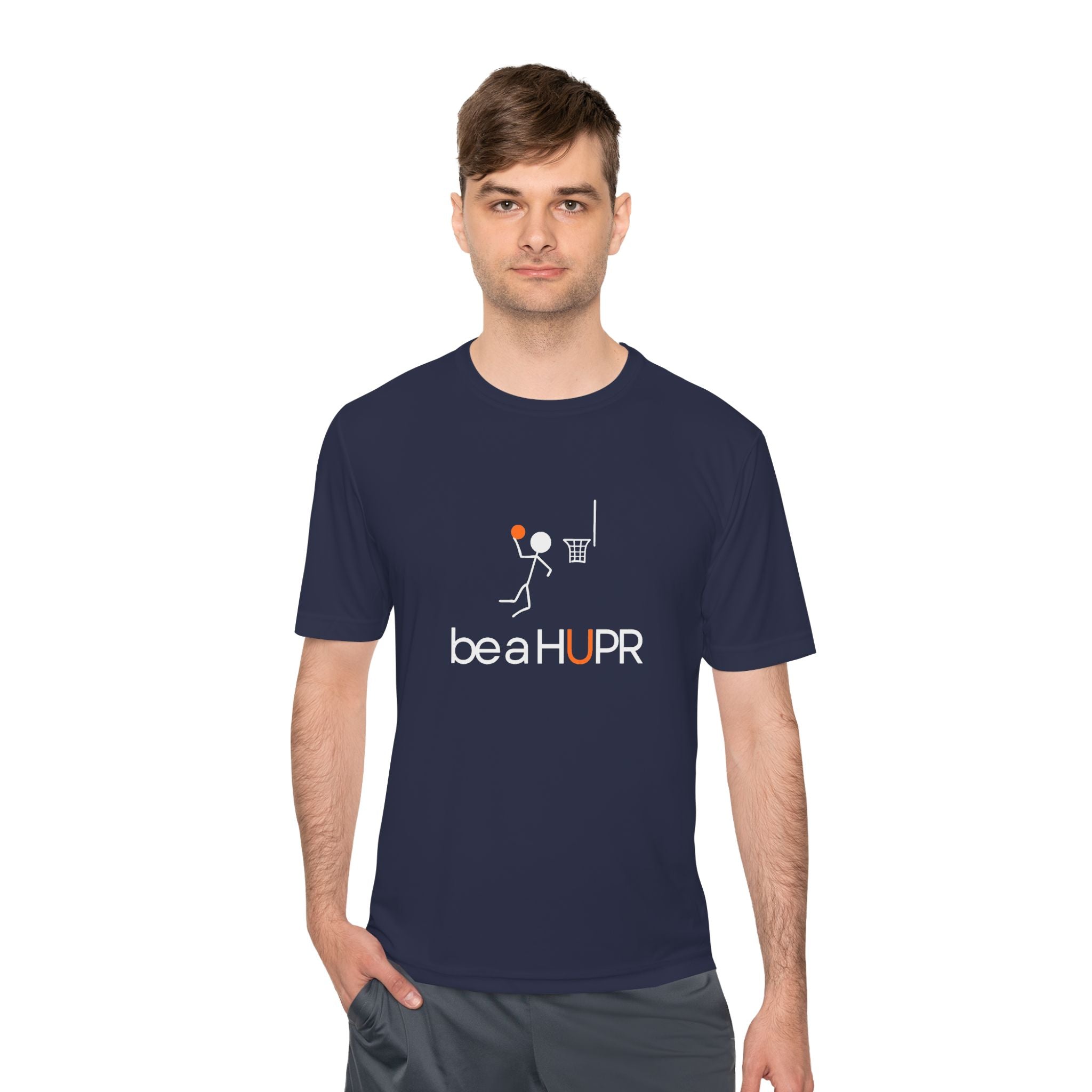 be a HUPR -- Unisex Moisture Wicking Tee Dark Colors