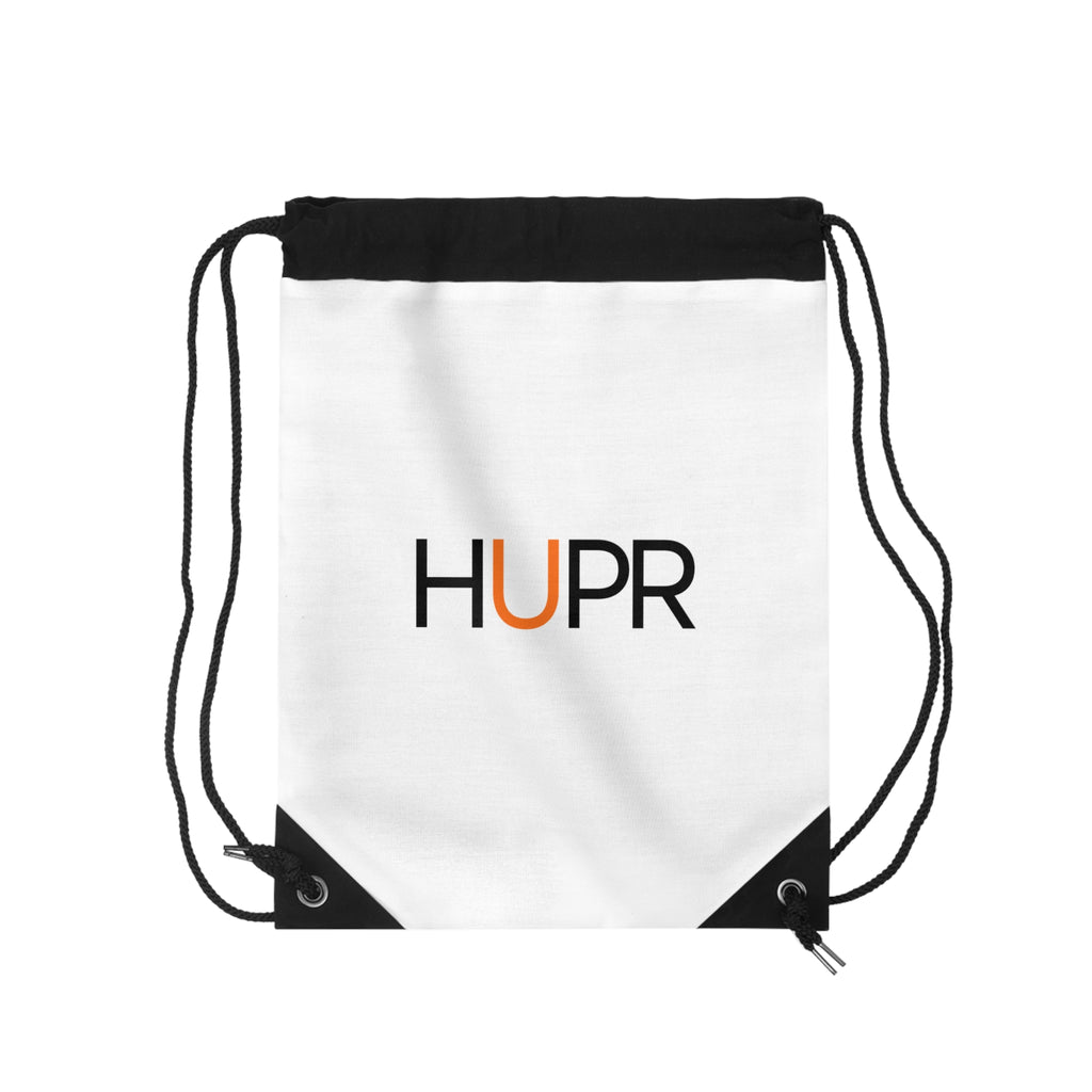 Basketball Stick Figure Drawstring Bag — HUPR Logo Sports Gym Sack