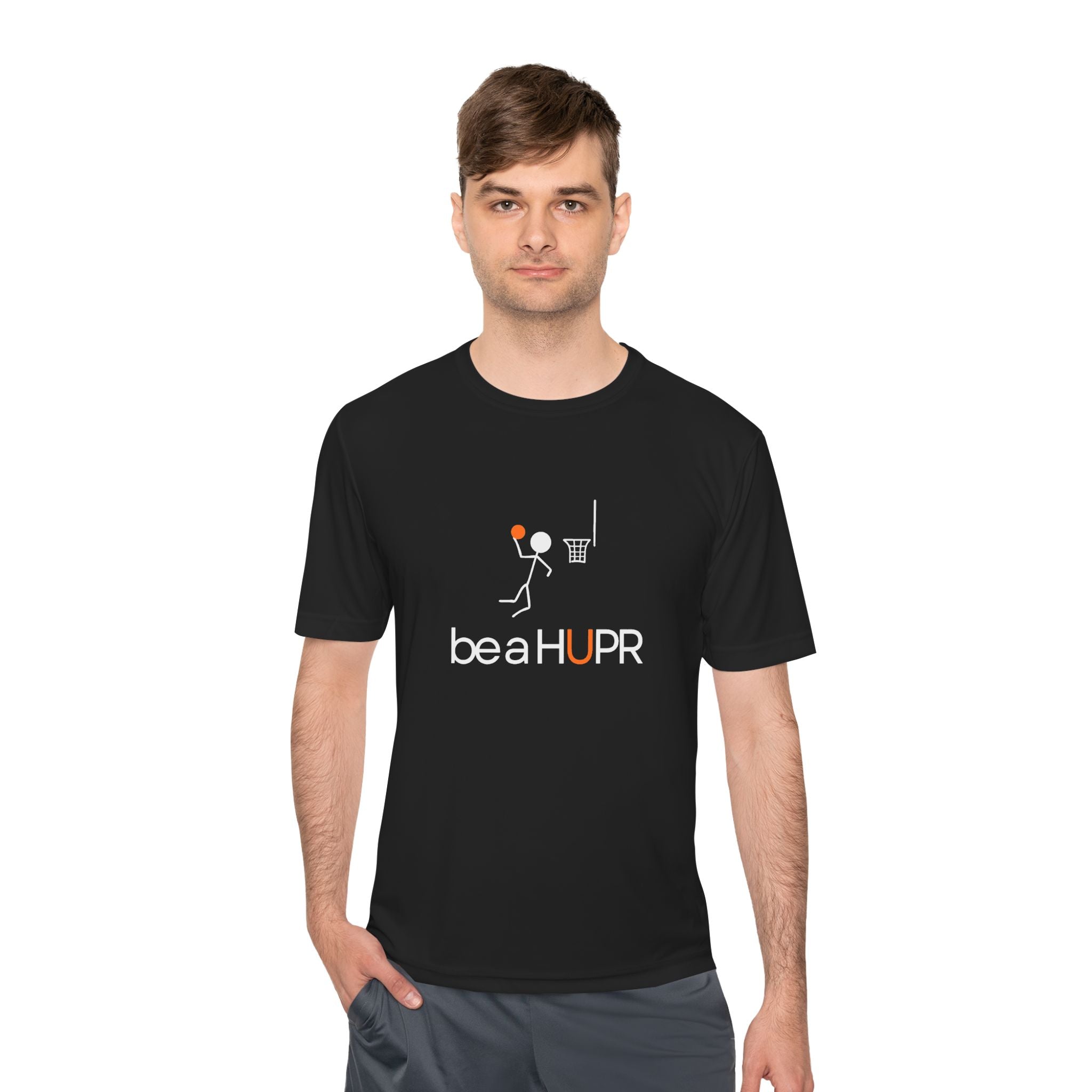 be a HUPR -- Unisex Moisture Wicking Tee Dark Colors