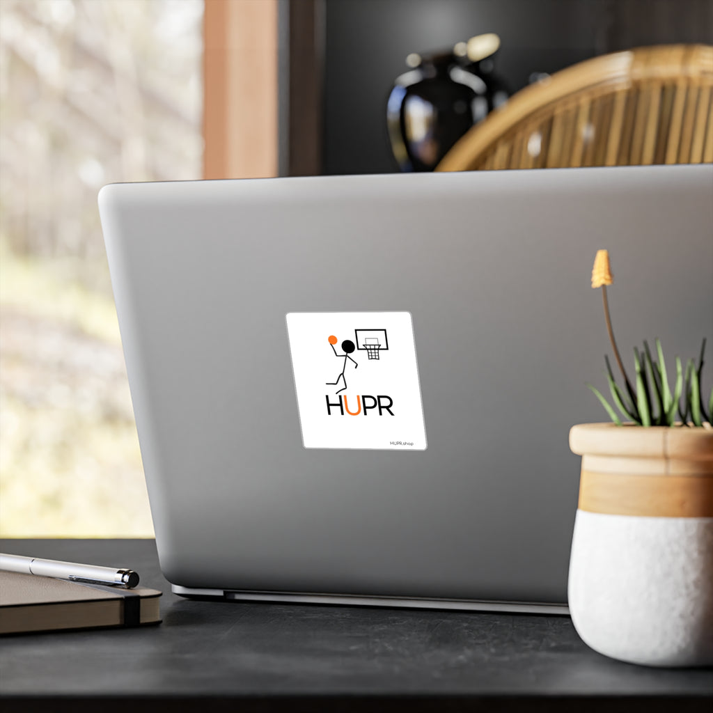 Kiss-Cut Vinyl Decal — HUPR Basketball Logo Sticker