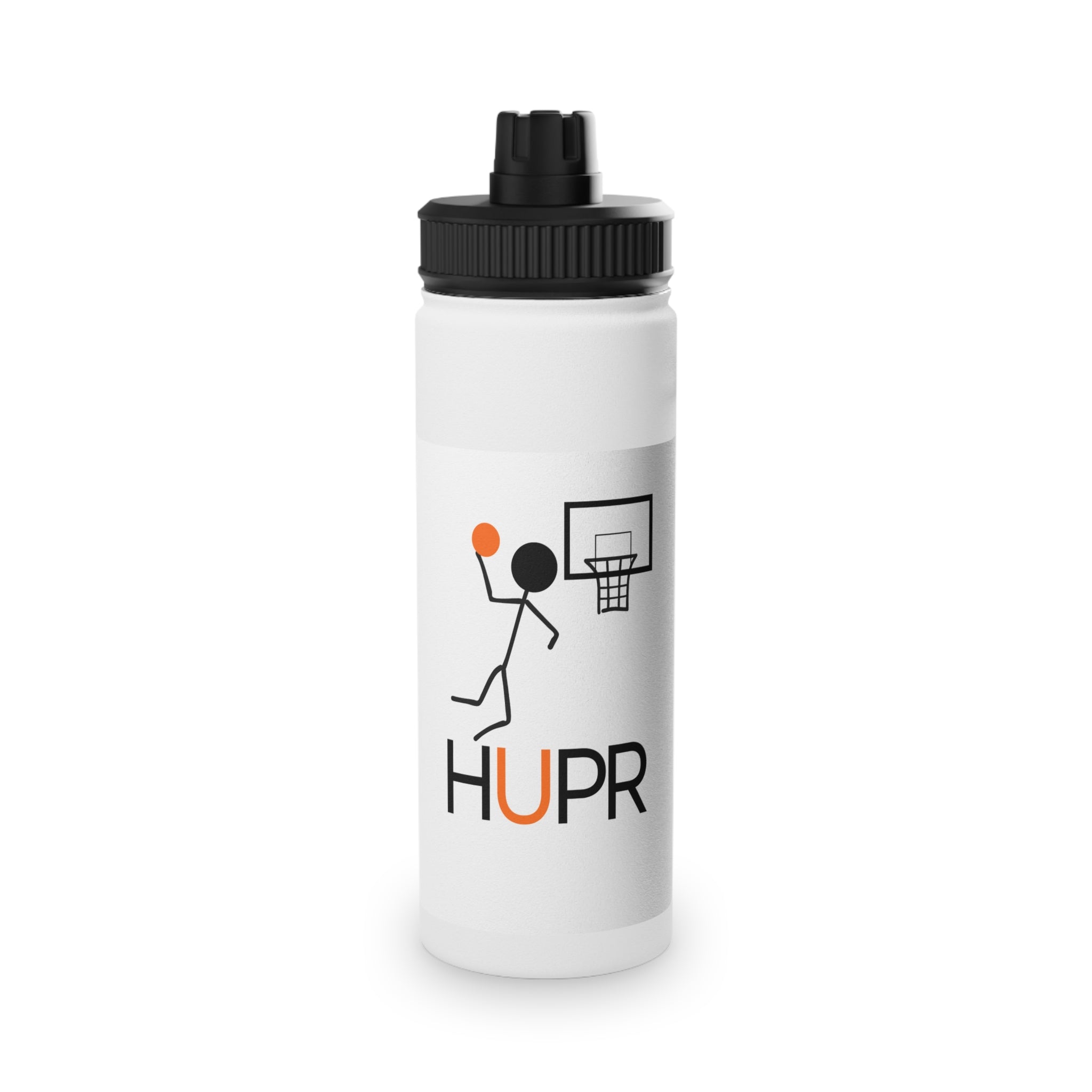 HUPR Stainless Steel Water Bottle — Sports Lid