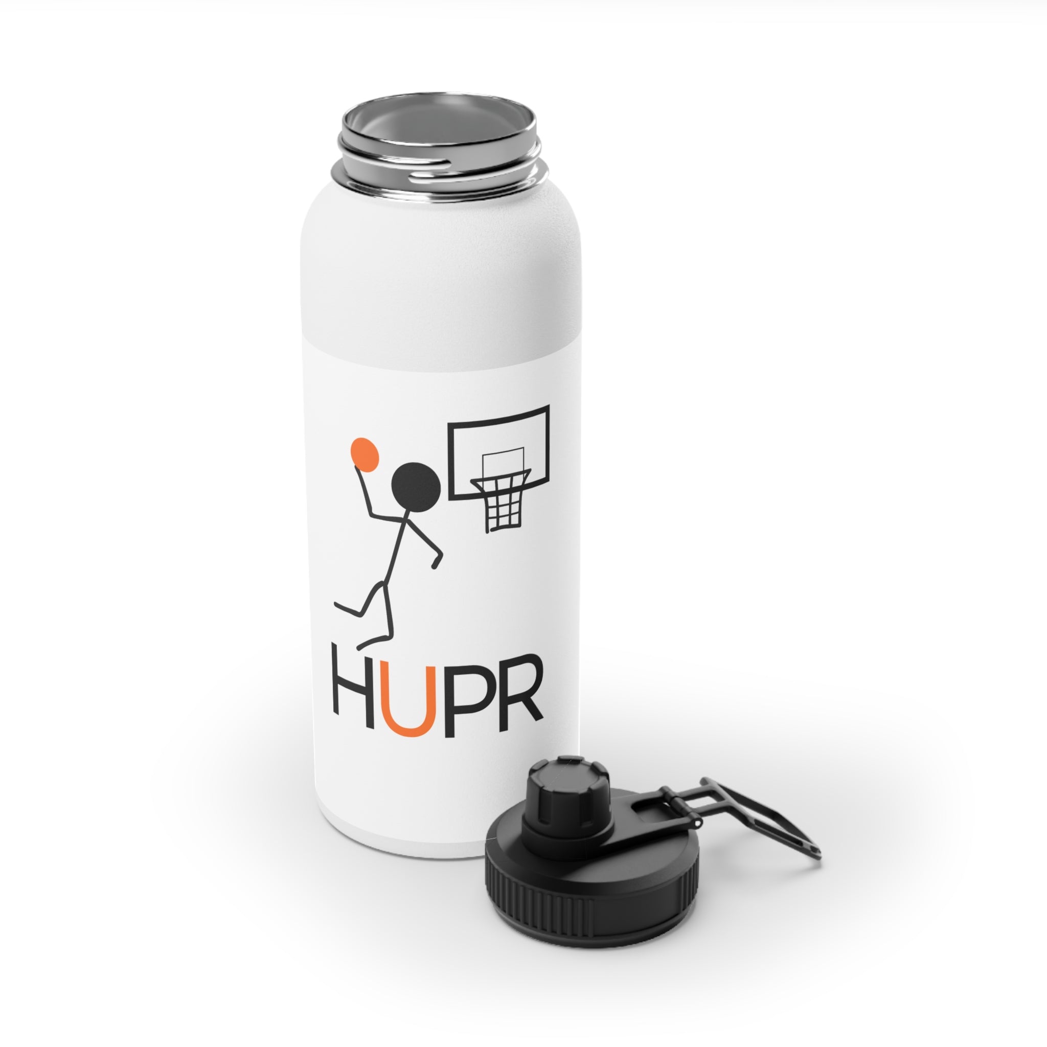 HUPR Stainless Steel Water Bottle — Sports Lid