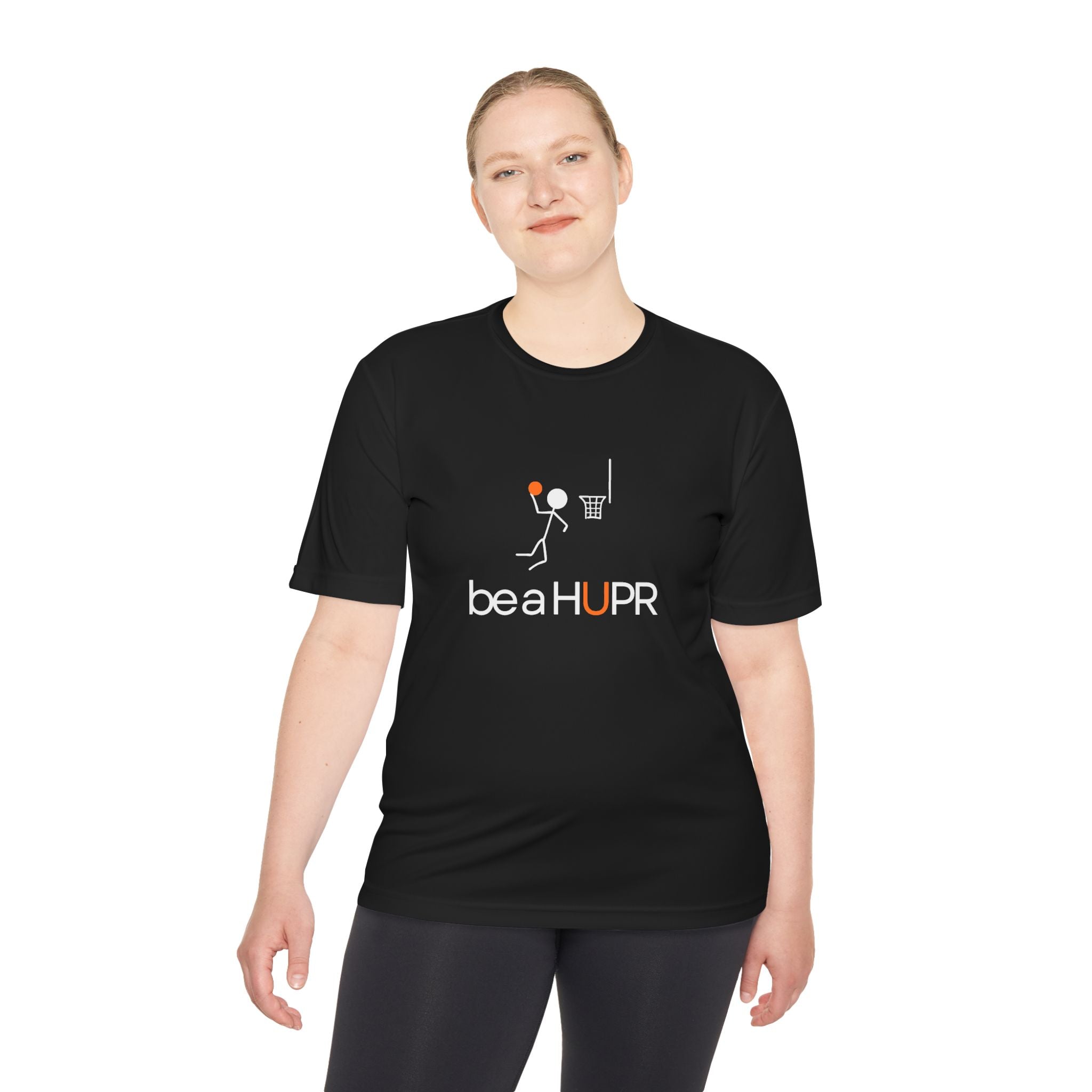 be a HUPR -- Unisex Moisture Wicking Tee Dark Colors