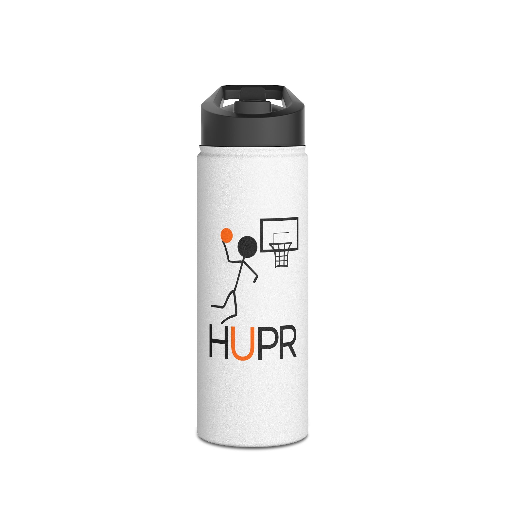 HUPr Basketball Stainless Steel Water Bottle — Dunk Logo Sports Bottle